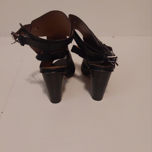 Just Fab stacked heel open toe Heels - Picture 2 of 6